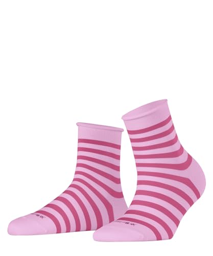 Burlington Damen Kurzsocken Swansea W SSO Baumwolle gemustert 1 Paar, Rosa (Sporty Rose 8393), 36-41 von Burlington