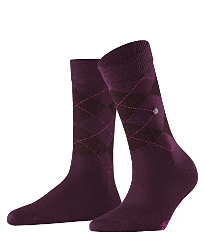 Burlington Damen Socken Marylebone Lurex W SO Wolle gemustert 1 Paar, Rot (Coral Red 8006), 36-41 von Burlington