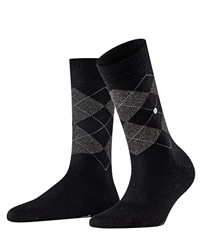 Burlington Damen Socken Marylebone Lurex W SO Wolle gemustert 1 Paar, Schwarz (Black 3003), 36-41 von Burlington