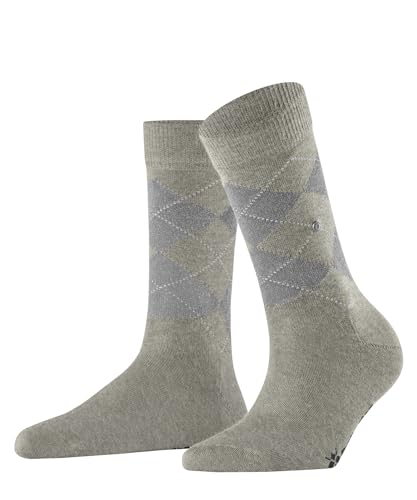 Burlington Damen Socken Marylebone Lurex W So Wolle gemustert 1 Paar, Grau Light Grey 3771, 36-41 von Burlington