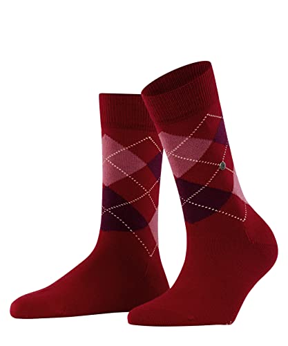 Burlington Damen Socken Marylebone W SO Wolle gemustert 1 Paar, Rot (Cranberry 8033), 36-41 von Burlington