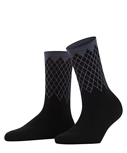 Burlington Damen Socken Mayfair, Baumwolle, 1 Paar, Schwarz (Black 3000), 36-41 von Burlington