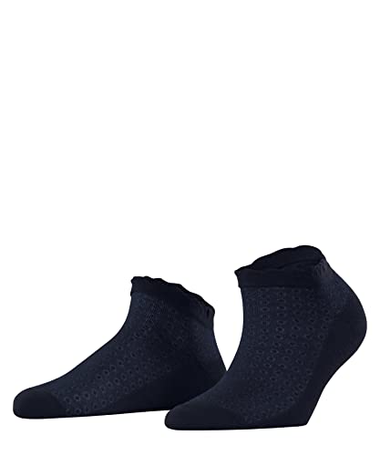 Burlington Damen Sneakersocken Montrose W SN Baumwolle kurz gemustert 1 Paar, Blau (Marine 6120) neu - umweltfreundlich, 36-41 von Burlington