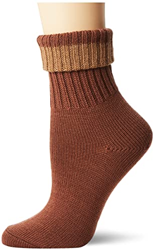 Burlington Damen Socken Plymouth, Wolle, 1 Paar, Braun (Aztec 5125), 36-41 von Burlington