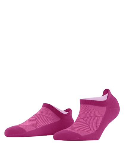 Burlington Damen Sneakersocken Athleisure W SN weich atmungsaktiv schnelltrocknend kurz einfarbig 1 Paar, Rot (Priemel 8551), 35-38 von Burlington