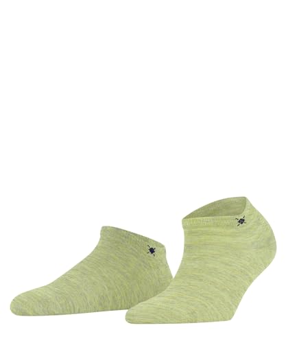 Burlington Damen Sneakersocken Soho Vibes W Sn Baumwolle kurz einfarbig 1 Paar, Grün Peppermint 7663, 36-41 von Burlington