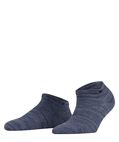 Burlington Damen Sneakersocken Soho Vibes W Sn Baumwolle kurz einfarbig 1 Paar, Blau Light Jeans 6662, 36-41 von Burlington