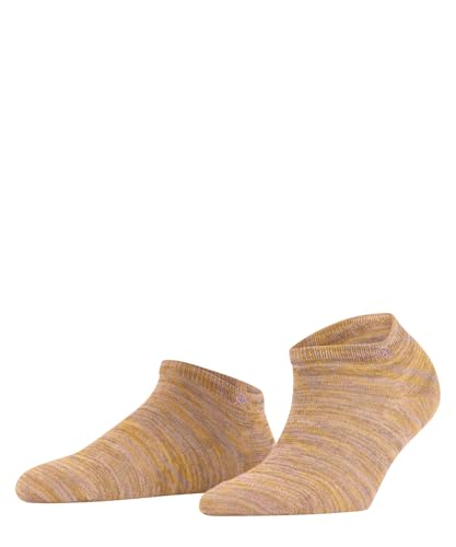 Burlington Damen Sneakersocken Soho Vibes W Sn Baumwolle kurz einfarbig 1 Paar, Gelb Mustart 1318, 36-41 von Burlington
