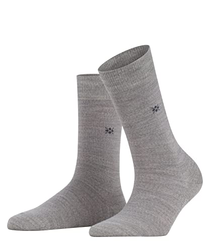 Burlington Damen Socken Bloomsbury W SO Wolle einfarbig 1 Paar, Grau (Light Grey 3770), 36-41 von Burlington