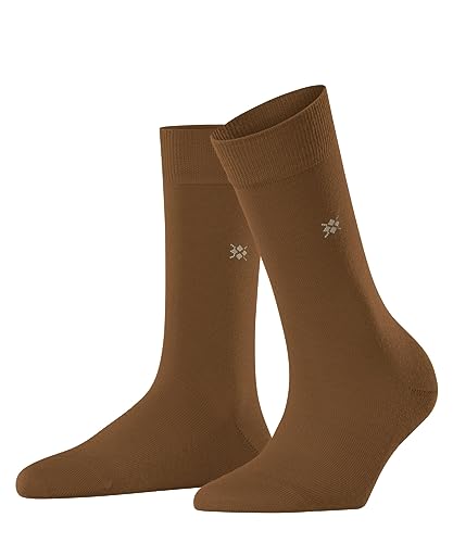 Burlington Damen Socken Bloomsbury Wolle einfarbig 1 Paar, Braun (Sierra 5190), 36-41 von Burlington