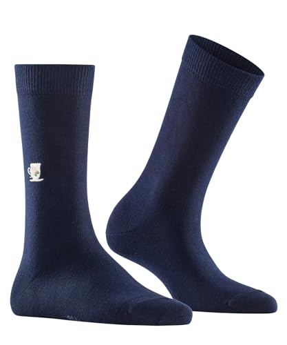 Burlington Damen Socken Brit Style W SO Baumwolle gemustert 1 Paar, Blau (Marine 6120), 36-41 von Burlington
