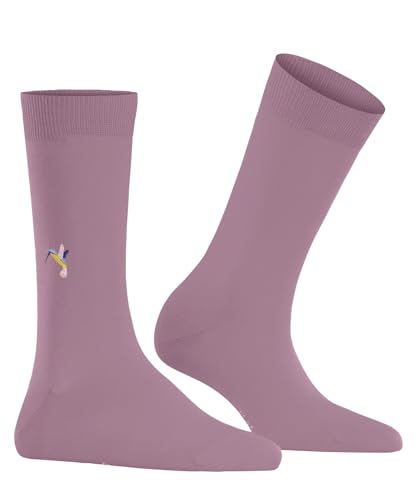 Burlington Damen Socken Brit Style W So Baumwolle gemustert 1 Paar, Rosa Powder Pink 8493, 36-41 von Burlington