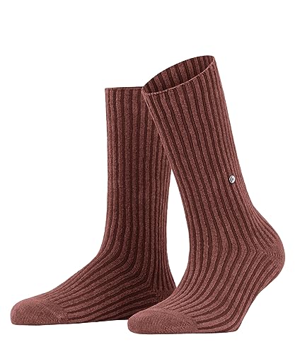 Burlington Damen Socken Cosy Cord Baumwolle einfarbig 1 Paar, Braun (Bean 5772), 36-41 von Burlington