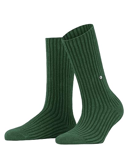Burlington Damen Socken Cosy Cord Baumwolle einfarbig 1 Paar, Grün (Golf 7408), 36-41 von Burlington