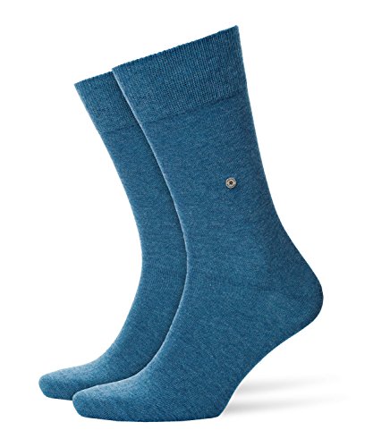 Burlington Damen Socken Everyday 2-Pack W SO Baumwolle einfarbig 2 Paar, Blau (Light Denim 6660), 36-41 von Burlington