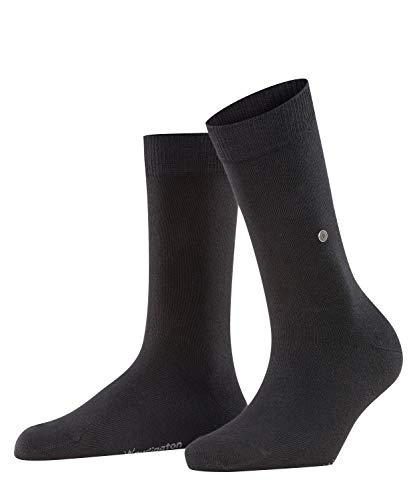 Burlington Damen Socken Lady, Baumwolle, 1 Paar, Schwarz (Black 3000), 36-41 von Burlington