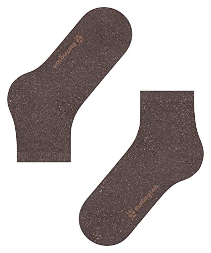 Burlington Damen Socken Ladywell, Glänzend, 1 Paar, Braun (Mud 3380), 36-41 von Burlington