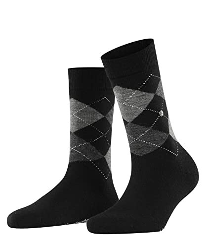 Burlington Damen Socken Marylebone W SO Wolle gemustert 1 Paar, Schwarz (Black 3000), 36-41 von Burlington