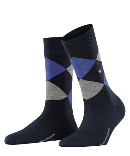 Burlington Damen Socken Marylebone W So Wolle gemustert 1 Paar, Blau Marine 6120, 36-41 von Burlington