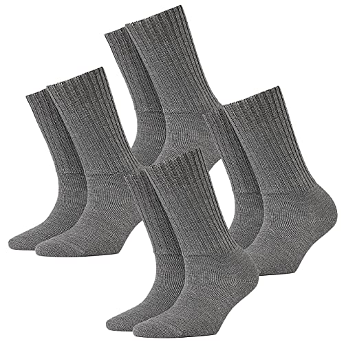 Burlington Damen Socken Plymouth 4er Pack, Größe:36-41;Farben:Dark Grey (3070) von Burlington