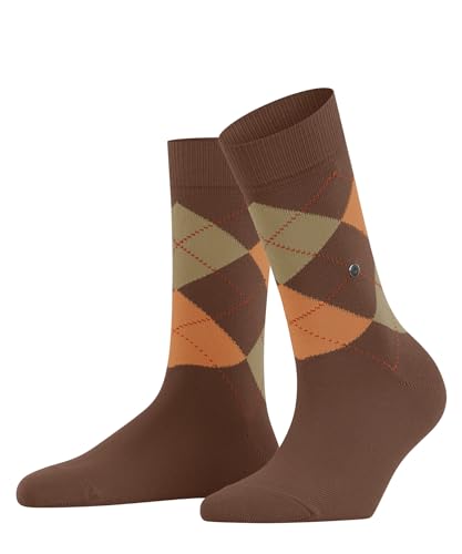 Burlington Damen Socken Queen W SO Baumwolle gemustert 1 Paar, Braun (Cinnamon 5862) neu - umweltfreundlich, 36-41 von Burlington