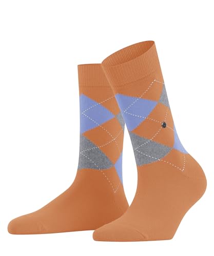 Burlington Damen Socken Queen W SO Baumwolle gemustert 1 Paar, Orange (Papaya 8995) neu - umweltfreundlich, 36-41 von Burlington