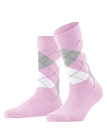 Burlington Damen Socken Queen W So Baumwolle gemustert 1 Paar, Rosa Berry-Pool 8394, 41-45 von Burlington