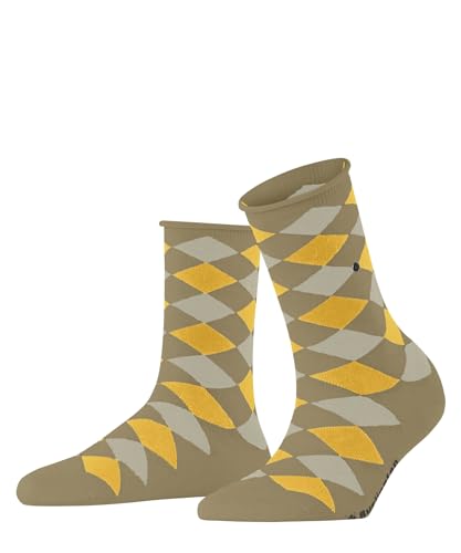 Burlington Damen Socken Sandy W Sso Baumwolle gemustert 1 Paar, Beige Sesame 4410, 36-41 von Burlington