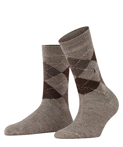 Burlington Damen Socken Whitby W SO weich und warm gemustert 1 Paar, Braun (Nutmeg Melange 5413), 36-41 von Burlington