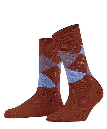 Burlington Damen Socken Whitby W SO weich und warm gemustert 1 Paar, Rot (Vesuv 8823), 36-41 von Burlington