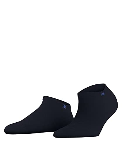 Burlington Damen Sneakersocken Soho Vibes W SN Baumwolle kurz einfarbig 1 Paar, Blau (Marine 6120) neu - umweltfreundlich, 36-41 von Burlington