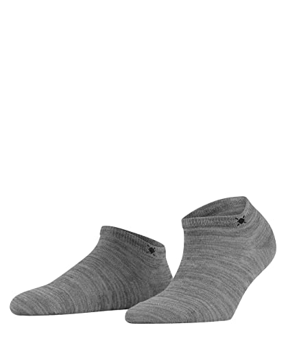 Burlington Damen Sneakersocken Soho Vibes W SN Baumwolle kurz einfarbig 1 Paar, Grau (Light Grey 3400), 36-41 von Burlington