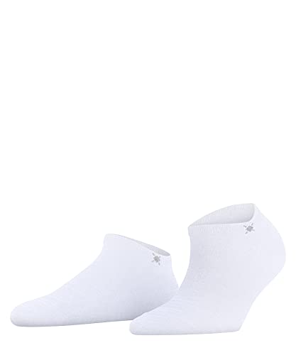 Burlington Damen Sneakersocken Soho Vibes W SN Baumwolle kurz einfarbig 1 Paar, Weiß (White 2000), 36-41 von Burlington