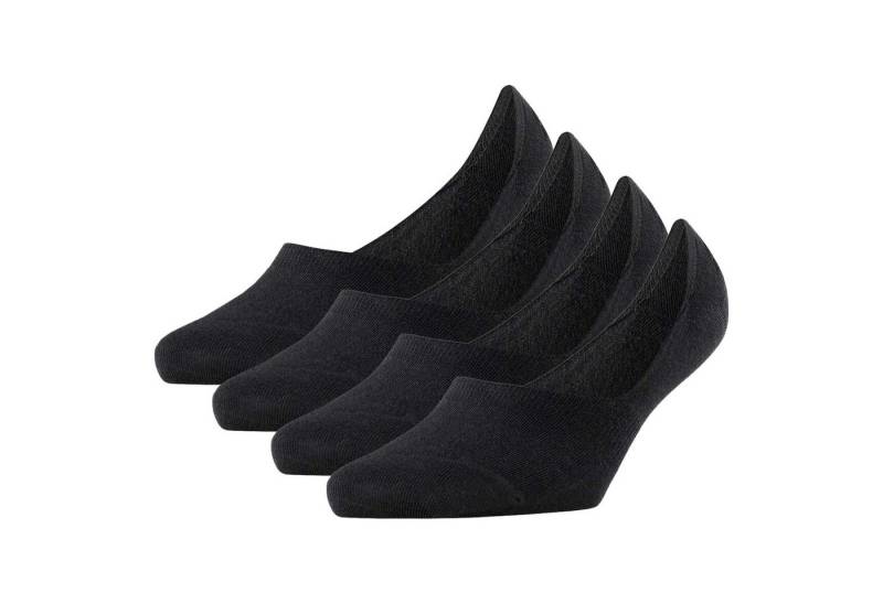Burlington Füßlinge Damen Socken 4er Pack Baumwolle EVERYDAY IN 2P (Packung, 4er Pack) von Burlington