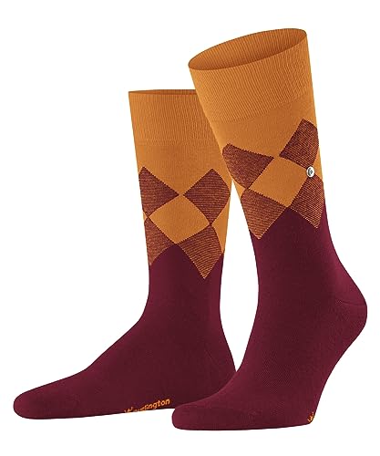 Burlington Herren Socken Hampstead Nachhaltige Baumwolle gemustert 1 Paar, Rot (Cranberry 8033), 40-46 von Burlington