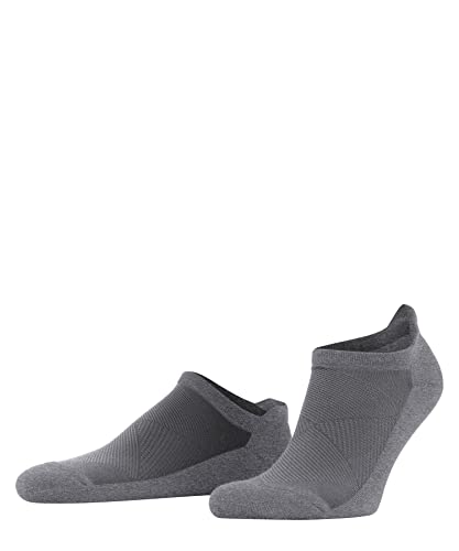 Burlington Herren Sneakersocken Athleisure M SN weich atmungsaktiv schnelltrocknend kurz einfarbig 1 Paar, Grau (Light Grey Melange 3775), 43-46 von Burlington