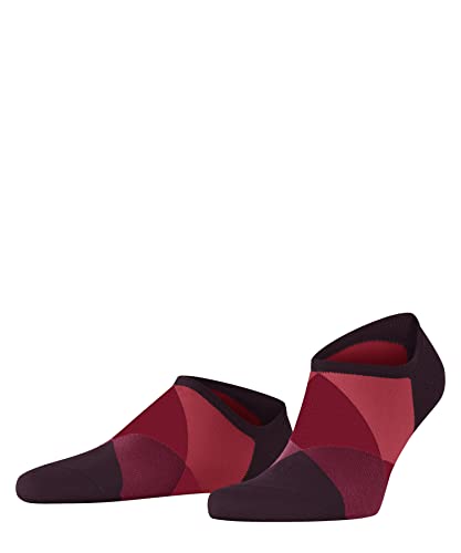 Burlington Herren Sneakersocken Clyde M SN Baumwolle kurz gemustert 1 Paar, Rot (Claret 8375), 40-46 von Burlington