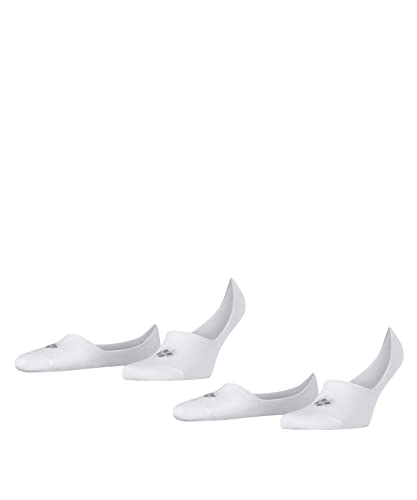 Burlington Herren Füßlinge Everyday 2-Pack M IN Baumwolle unsichtbar einfarbig 2 Paar, Weiß (White 2000), 39-40 von Burlington