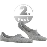 Burlington Herren Füßlinge grau Baumwolle unifarben von Burlington