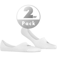 Burlington Herren Füßlinge Weiß Baumwolle unifarben von Burlington