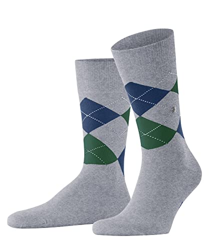 FALKE Herren Socken No. 13 M SO feinste Piuma Baumwolle einfarbig 1 Paar, Grau (Anthracite Melange 3095), 45-46 von FALKE