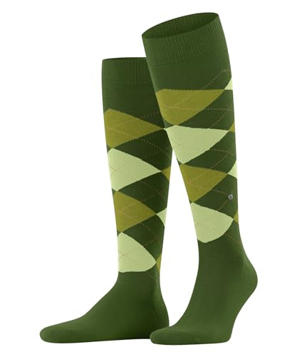 Burlington Herren Kniestrümpfe King M Kh Baumwolle lang gemustert 1 Paar, Grün Palm Tree 7613, 40-46 von Burlington