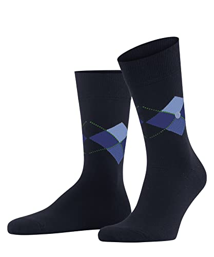 Burlington Herren Socken Multi King M SO Baumwolle gemustert 1 Paar, Blau (Marine 6120), 40-46 von Burlington