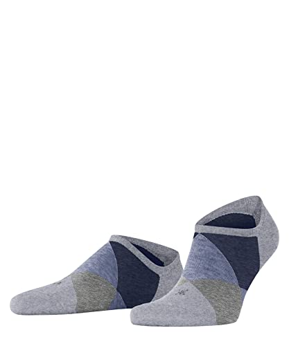 Burlington Herren Sneakersocken Clyde M SN Baumwolle kurz gemustert 1 Paar, Grau (Arctic Melange 3221), 40-46 von Burlington