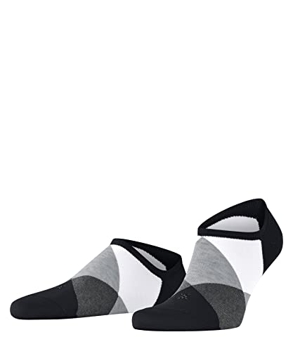 Burlington Herren Sneakersocken Clyde M SN Baumwolle kurz gemustert 1 Paar, Schwarz (Black 3002), 40-46 von Burlington