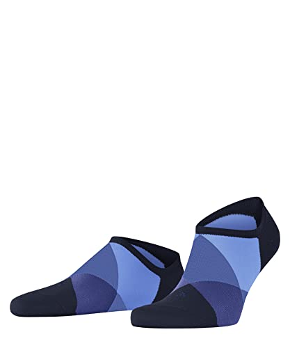 Burlington Herren Sneakersocken Clyde M Sn Baumwolle kurz gemustert 1 Paar, Blau Marine 6122, 40-46 von Burlington