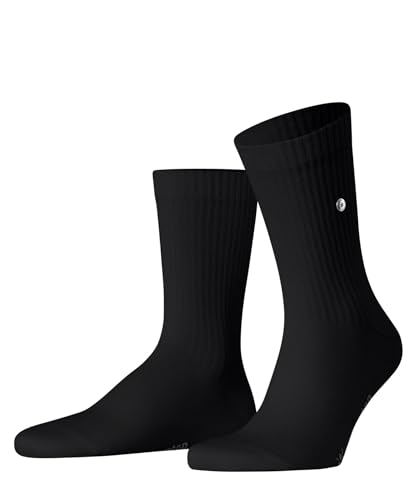 Burlington Herren Socken Bond Street M So Baumwolle einfarbig 1 Paar, Schwarz Black 3000, 40-46 von Burlington