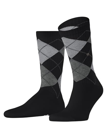 Burlington Herren Socken Bond Street M So Baumwolle einfarbig 1 Paar, Schwarz Black 3000, 40-46 von Burlington
