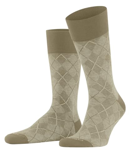 Burlington Herren Socken Carrington M SO Baumwolle gemustert 1 Paar, Beige (Desert Sand 4028), 40-46 von Burlington