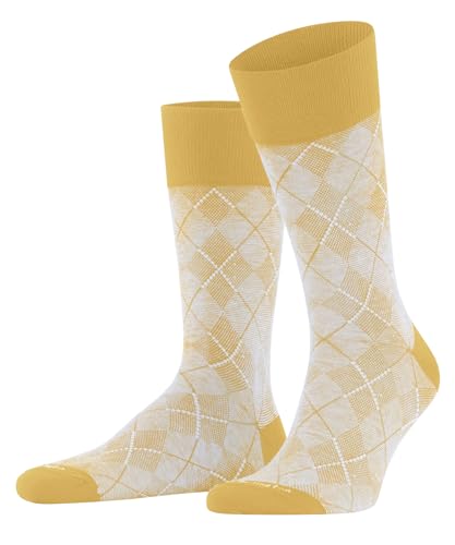 Burlington Herren Socken Carrington M SO Baumwolle gemustert 1 Paar, Gelb (Sun 1312), 40-46 von Burlington